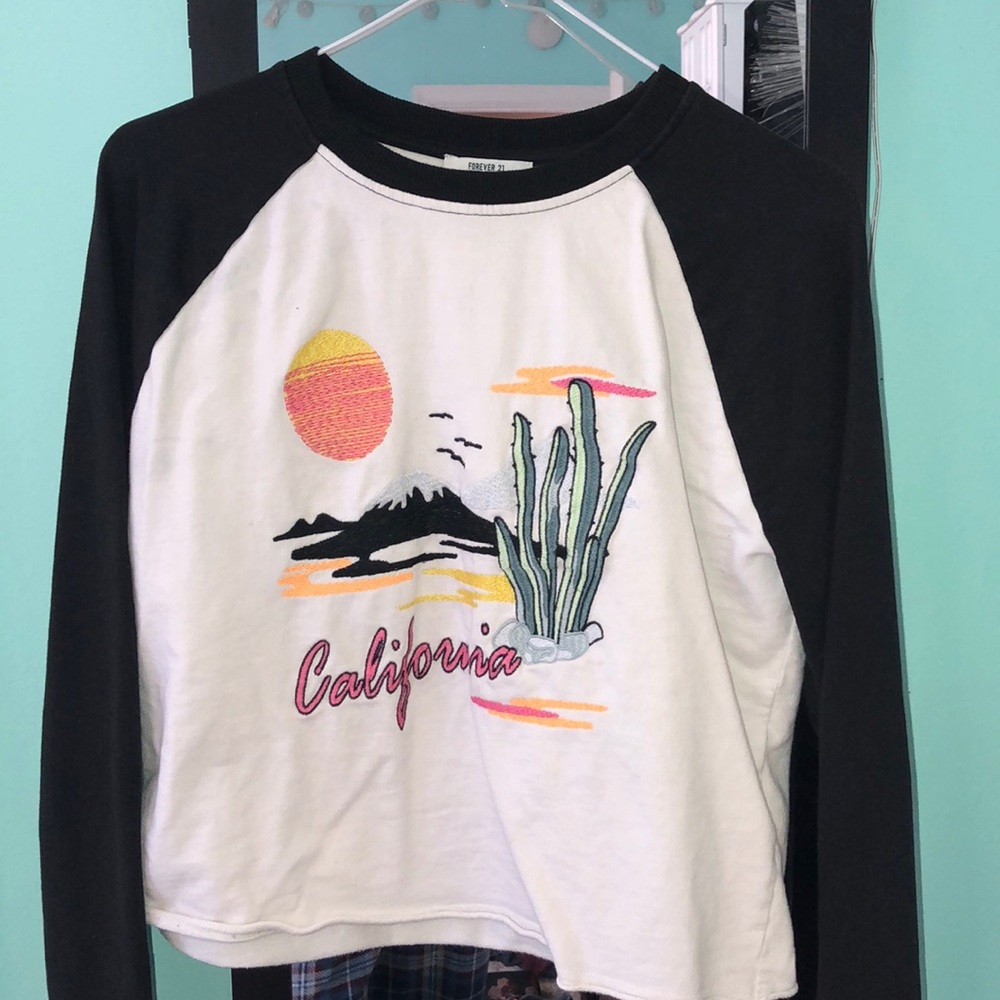 Forever 21 cropped sweatshirt